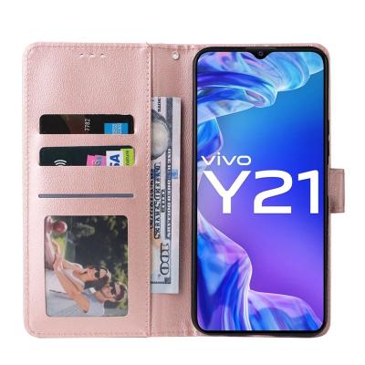 China With Stand Wallet With Card Slot Magnetic Flip Leather Case For VIVO Y1s Y91c Y53 Y31 Y76 Y55s Y21 Y15s Y20 Y91 Y33s Y21s Y12s Y11s V23 S12 for sale