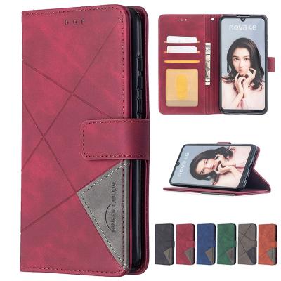 China With Stand Wallet Prism Covered With Card Slot Pro P40 P30 Lite P Smart 2019 Magnetic Honor 60 50 Lite X20 10 Lite Flip Case For Huawei P50 for sale