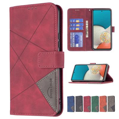 China With Stand Wallet Covered Magnetic galaxy S23 ultra S22 Flip Leather Case For Samsung prism plus Fe A13 A14 A34 A51 A52 A53 A54 A71 de S2 S20 for sale