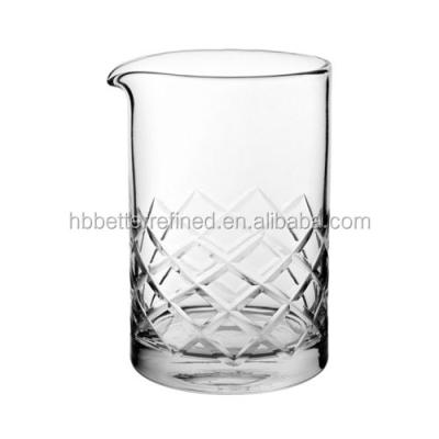 China Hand Cut Hand Cut Yarai Mixing Glass 500ml for sale