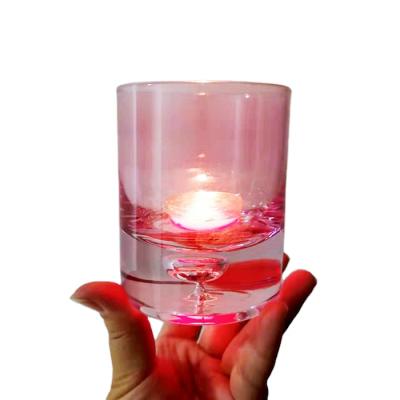 China Big Novelty Simple Funny Bubble Glass Candle Holder for sale