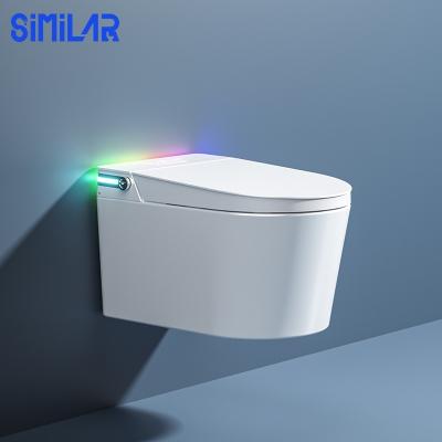 China Automatic Operation SIMILAR Factory Wall Mounted Smart Toilet Automatic for sale