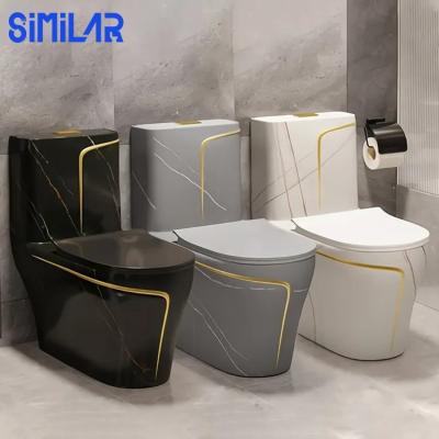 China Dual-Flush Similar Factory Bathroom Round Marble Toilets Bowl for sale