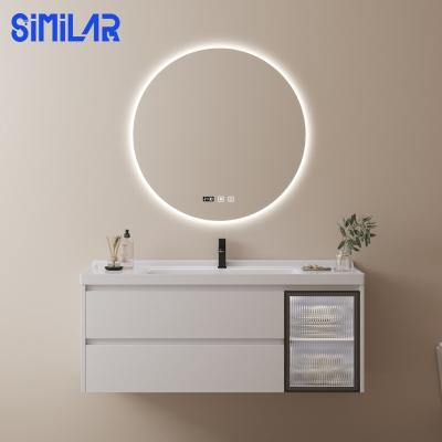 China Modern SIMILAR Factory Euro Style Bathroom Vanity With Mirror for sale