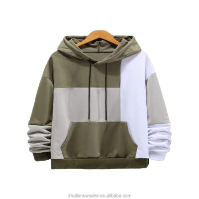 China Anti-wrinkle Custom Men's Hoodie Hooded Clashing Pockets Sports & Outdoor Streetwear Casual Spring & Autumn Clothing Hoodie Sweatshirt for sale