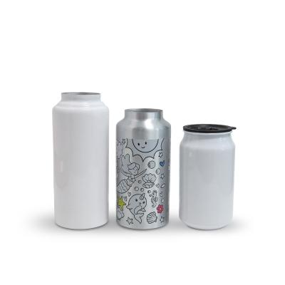 China Low Price 600/540/480ml Viable Wholesale Sublimation Customized Empty Aluminum Water Bottle For Heat Press Printing for sale