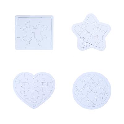 China Various Shapes Cartoon Toy Jigsaw Sublimation Jigsaw Puzzle Empty Blanks Composite Material Wholesale Custom Sublimation for sale