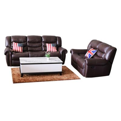 China Modular Luxury Genuine Leather Legs Modern Couch Living Room Sofa Set for sale