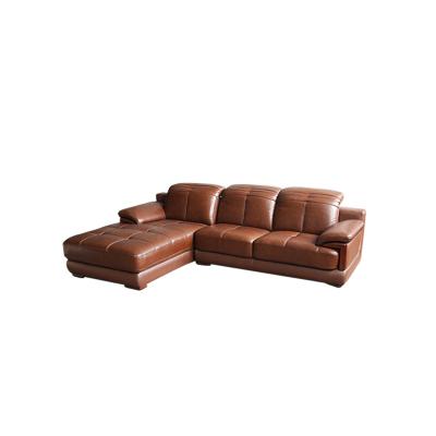 China 7 Seater Modular Recliner Modular Recliner Brown Leather Bedroom Sofa Bed With Storage Synthetic Leather for sale