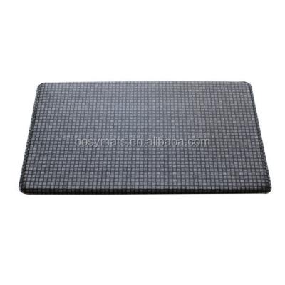 China Hot Selling Sustainable Mat Pvc Standing Desk Mat Amazon Anti-fatigue Kitchen Custom Flooring Comfortable Anti-slip Floor Cover for sale