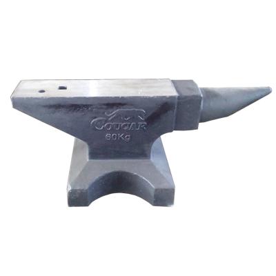 China Carbon Steel Excellent Quality 80 Kg Casting Steel Anvil With Round Horn for sale