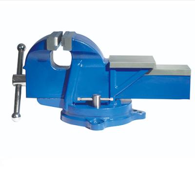 China Heavy Duty Industry Or Home Use Swivel Bench Vise Table Vise With Anvil for sale