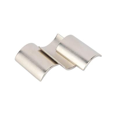 China NiCuNi Coated Sintered Rare Earth Magnets Arc Segment Magnets For New Energy Cars for sale