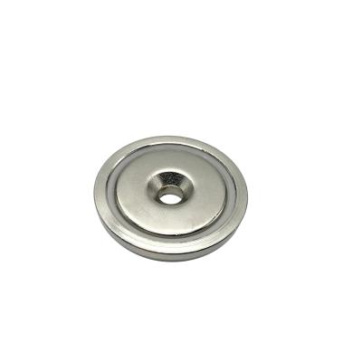 China OEM ODM N52 Neodymium Disc Countersunk Hole Magnets Nickel Coating for sale