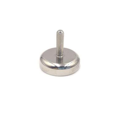 China Small Neodymium Pot Magnet With Threaded Stem High Performance for sale