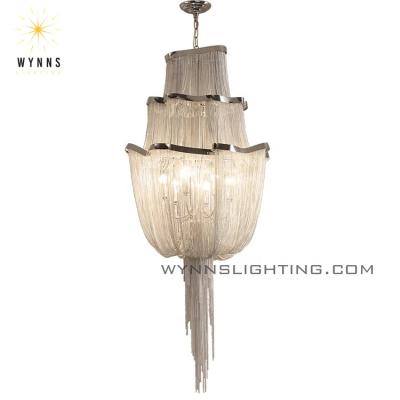 China Classic Home/Shop/Hotel Atlantide Aluminum Pendant Chain Tassel Lamps for sale