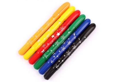 China Eco-friendly fancy 6 colored Non-toxic wax crayon set/cheaper and good fashion rotating crayon for sale