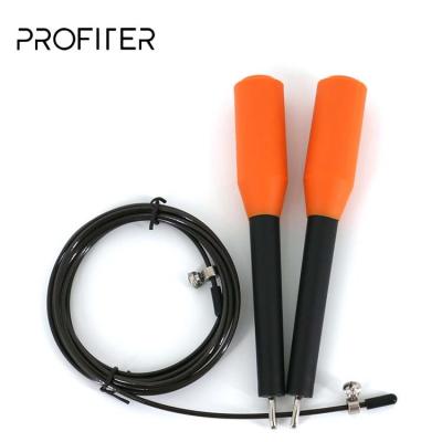 China PP+PU+Steel Plastic Cable Grip Ball Bearing Speed ​​Jump Rope With Rubber Grip for sale