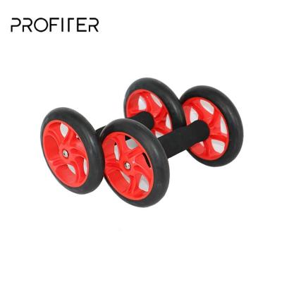 China Hot Selling Plastic PP+TPE+Foam Fitnessr Body Exercise Roller Abdominal Wheel For Muscle Exercises for sale