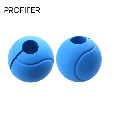 China Silicone Fitness Training Big Globe Silicone Ball Hand Grips Kettlebell Handle for sale