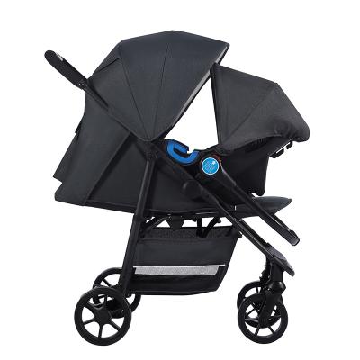 China Wholesale Portable Travel Portable Multifunctional Cheap Folding System Baby Stroller Easy Folding Luxury Adjustable Baby Stroller 3 in 1 for sale