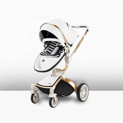 China European wholesale hot selling pram push diamond most expensive luxury baby strollers two-way eggshell design travel for sale