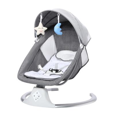 China Safety Comfortable Baby Rocker Chair 2022 New Design Baby Hanging Rocking Infants Chair Newborn Automatic Quiet Control Electric Swing Chair Rocking Chair for sale