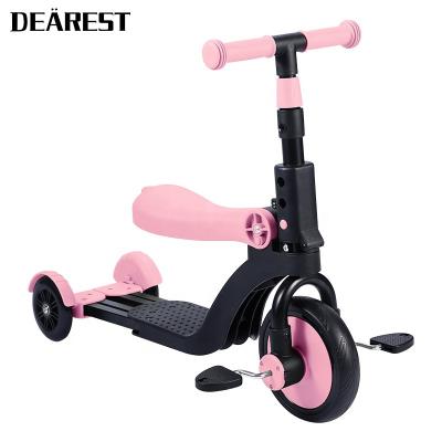 China Ride On Toy Children's Scooter Toys 2-6 Years Old Baby 3 In 1 Can Take A Scooter Kids Gift Baby Pedal Scooter for sale