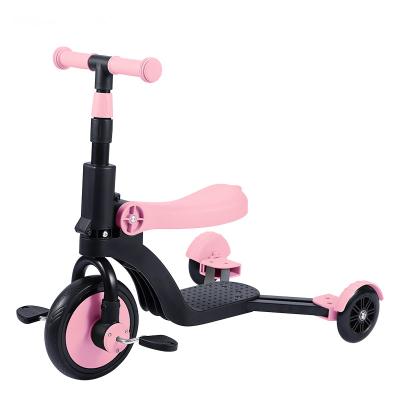 China Hot Sale Eco-friendly Material 3 Wheels Child Foldable For 2-12 Years Old Kids Baby Adjustable Portable Scooters for sale