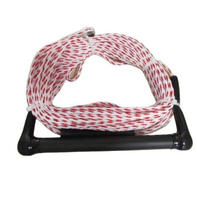 China Competitive Price Braided Water Surfing Monofilament Water Rope PP Wakeboard Ski Rope With EVA Handle for sale