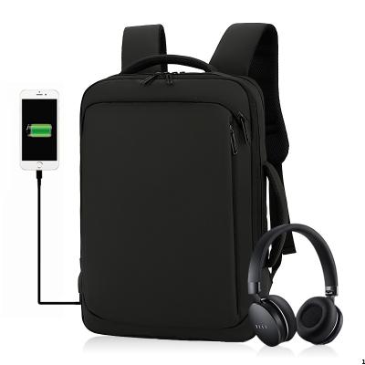 China With USB New Arrival 15.6 Inch Fashion Waterproof Unisex Usb Laptop Backpack for sale