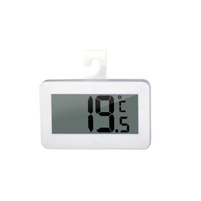 China Thermometer plastic refrigerator thermometer piece Digital refrigerator freezer with foldable hook for sale