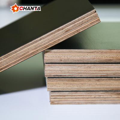 China Good quality modern hardwood core17mm building formwork F17 filmfaced plywood for building chanta for sale