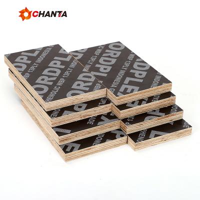 China Factory direct sales modern wholesale poplar core concrete molding film faced plywood 12mm for furnature for sale