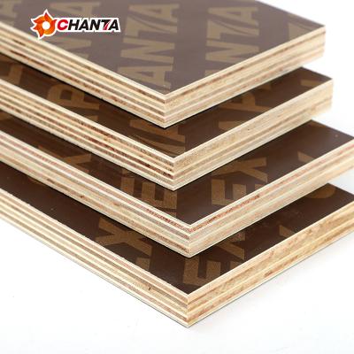 China Good modern cheap price stability chantaplex combi WBP melamine shuttering 12mm 18mm film faced plywood for sale