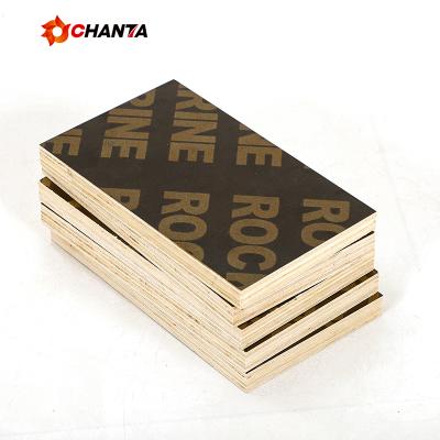 China 18mm Modern High Quality Custom Rockamarine Plywood Shuttering Film Faced Chanta for sale