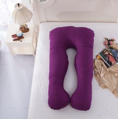 China Massage Pregnancy Pillow 100% Cotton Body Pillow U Shaped Body Pillow for sale