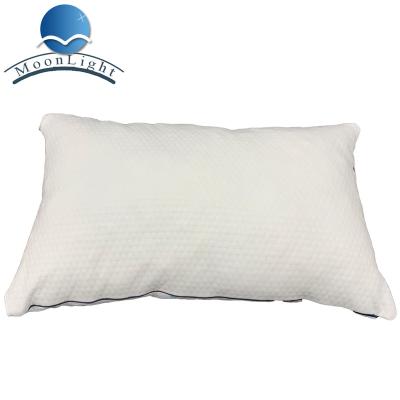 China New Style Visco Memory Foam And 100% Polyester Cooling Elastic Shredded Pillow for sale