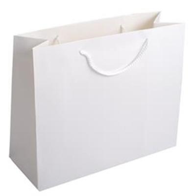 China Plain White Jewelry Packaging Bags Recyclable Material For Gift Storage for sale