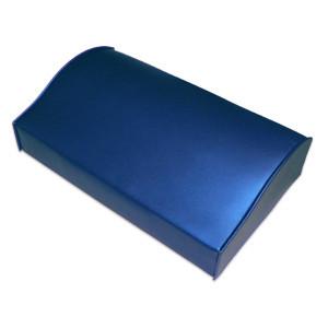 China Blue Bracelet Jewelry Holder Leatherette Sloped Hot Stamping Surface Finishing for sale