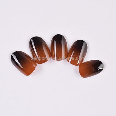 China DIY Nail Art Senboma omber fake nails press on charm nails acrylic products for sale