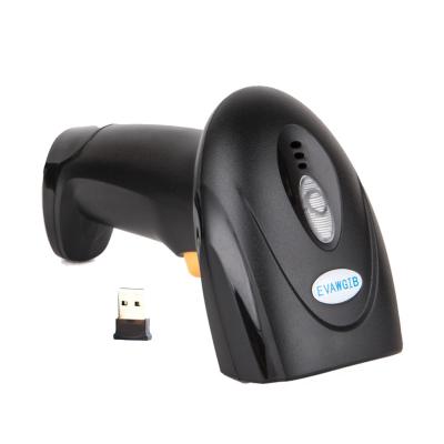 China 1D Laser Barcode USB Long Range Cheapest Wireless High Quality Handheld Barcode Scannerwith Reader Interface 2.4GHz EVAWGIB 92.5mmx70mmx154.6mm for sale