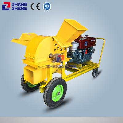 China energy & China diesel engine mobile engine log mining crusher cut wood shredders machine wood chipper crusher machine for sale for sale