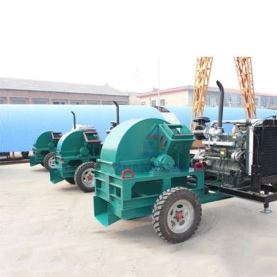 China Easy Operate Good Quality Electric Diesel Wood Chipper Small Leaf Shredder for sale