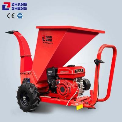 China Sale small gasoline10mm mobile home trailer shredder machine garden engine wood chipper mini hot electric diesel wood tractor scrap wood dumper for sale