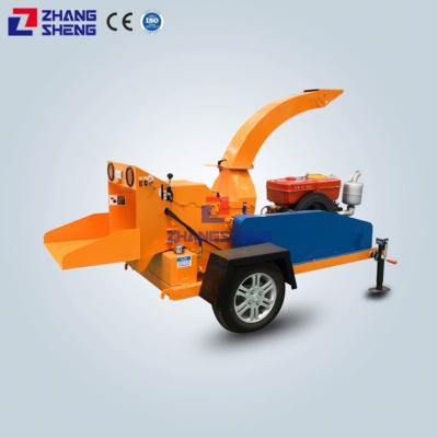 China High efficiency low cost new forestry agricultural machinery wheel excavator wood cutting tools machine bx92 PTO wood chipper made in China for sale