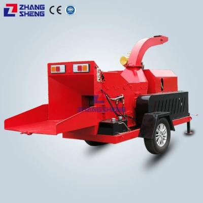 China Multifunctional mobile garden waste shredder plant outlet mulcher forestry waste shredder energy-saving tools which are forestry used for sale