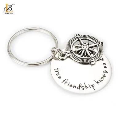 China BAOLAN JEWELRY Stainless Steel Design Trendy Hot Selling Gift New Main Chains BFF High Quality True Friendship No Distance Compass for sale