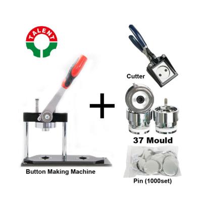 China Newest Hot Selling Style High Quality Round Form 37mm Manual Button Making Machine Button Maker Kit for sale