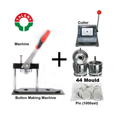 China Newest Hot Selling Style High Quality Round Form 44mm Manual Button Making Machine Button Maker Kit for sale